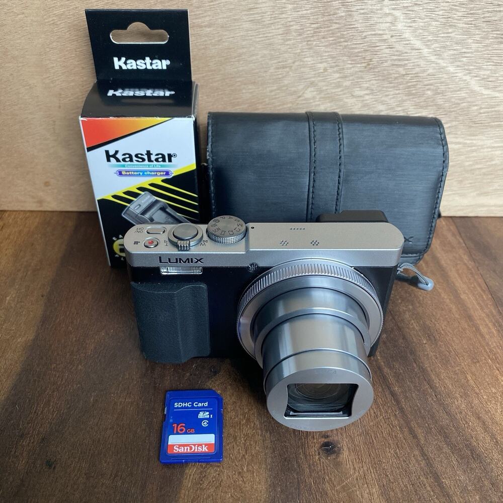 Panasonic Lumix DMC ZS50 Digital Camera Leica Lens w/ Charger 16GB SD Card